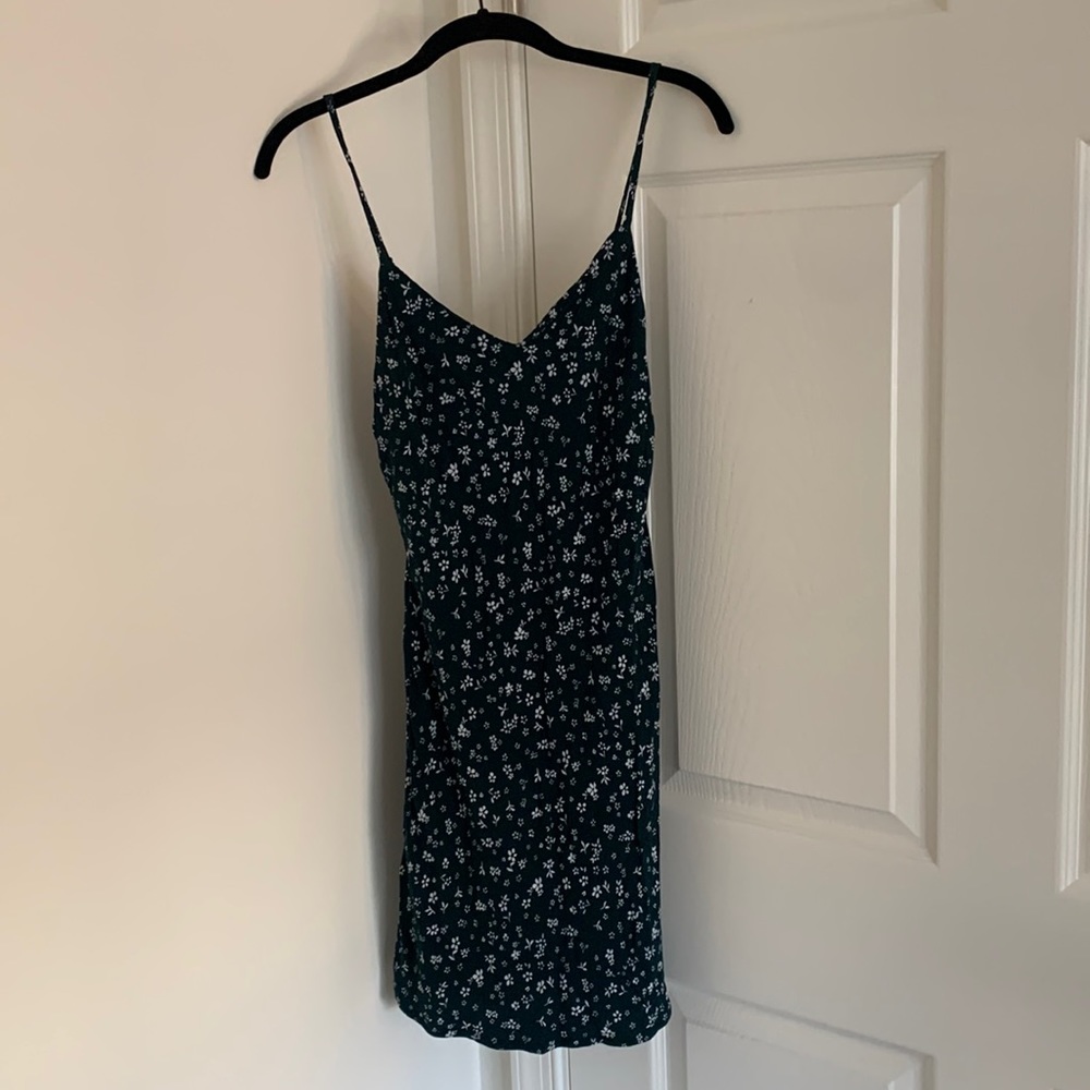 Pacsun green floral dress